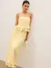 Pleated Layered Ruffle Skirt Set sold by COMMENSE