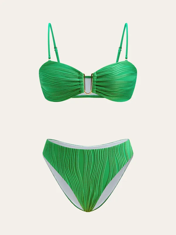 Textured Bikini Set sold by COMMENSE