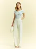 Off-Shoulder Crisscross Top sold by COMMENSE