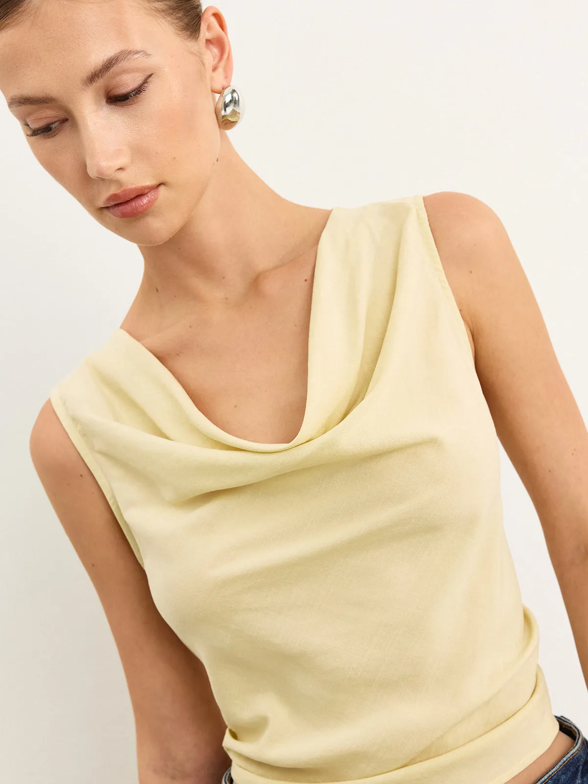 Tie-Back Bow Tank Top sold by COMMENSE product image thumbnail 4
