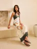 Floral Print Maxi Slip Dress sold by COMMENSE