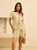 Pocketed Floral Shorts sold by COMMENSE