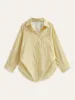 Pocketed Striped Shirt sold by COMMENSE
