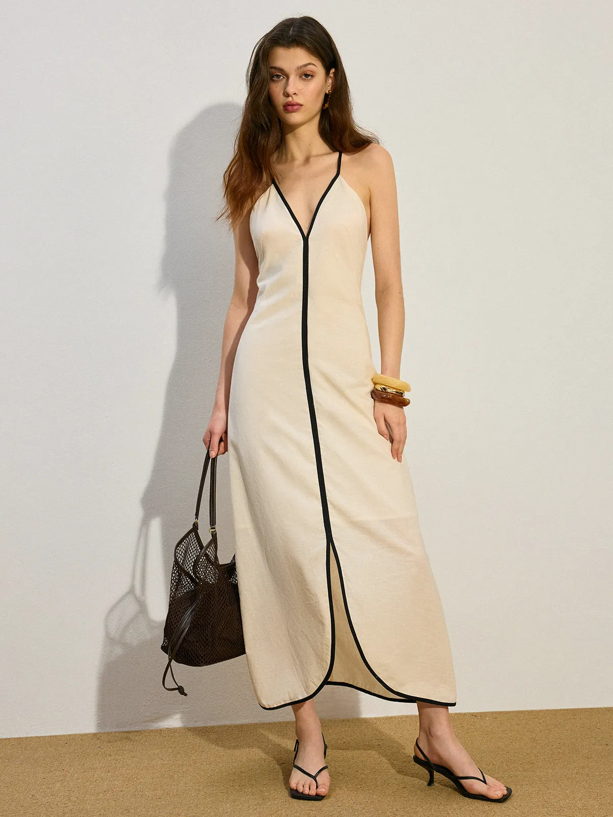 Linen & Cotton Maxi Dress sold by COMMENSE product image thumbnail 2
