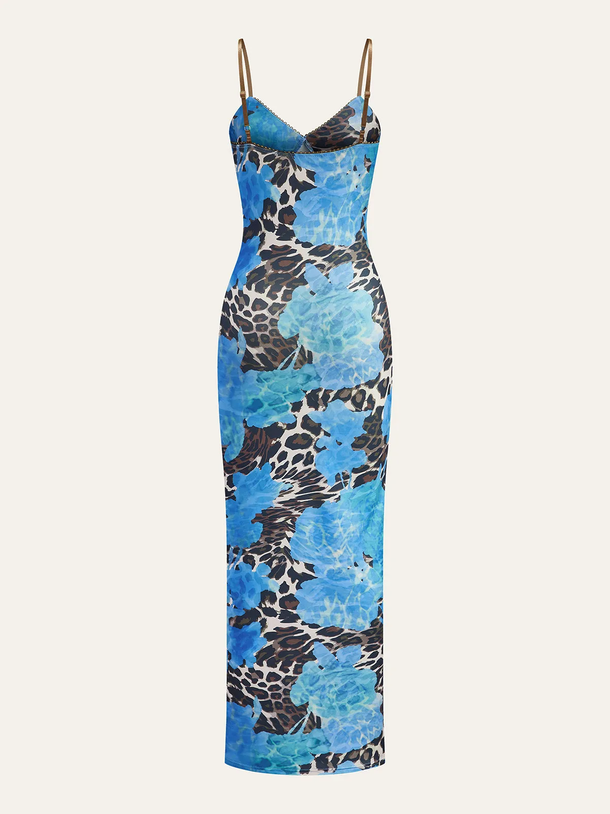 Leopard Print Maxi Dress sold by COMMENSE product image thumbnail 2