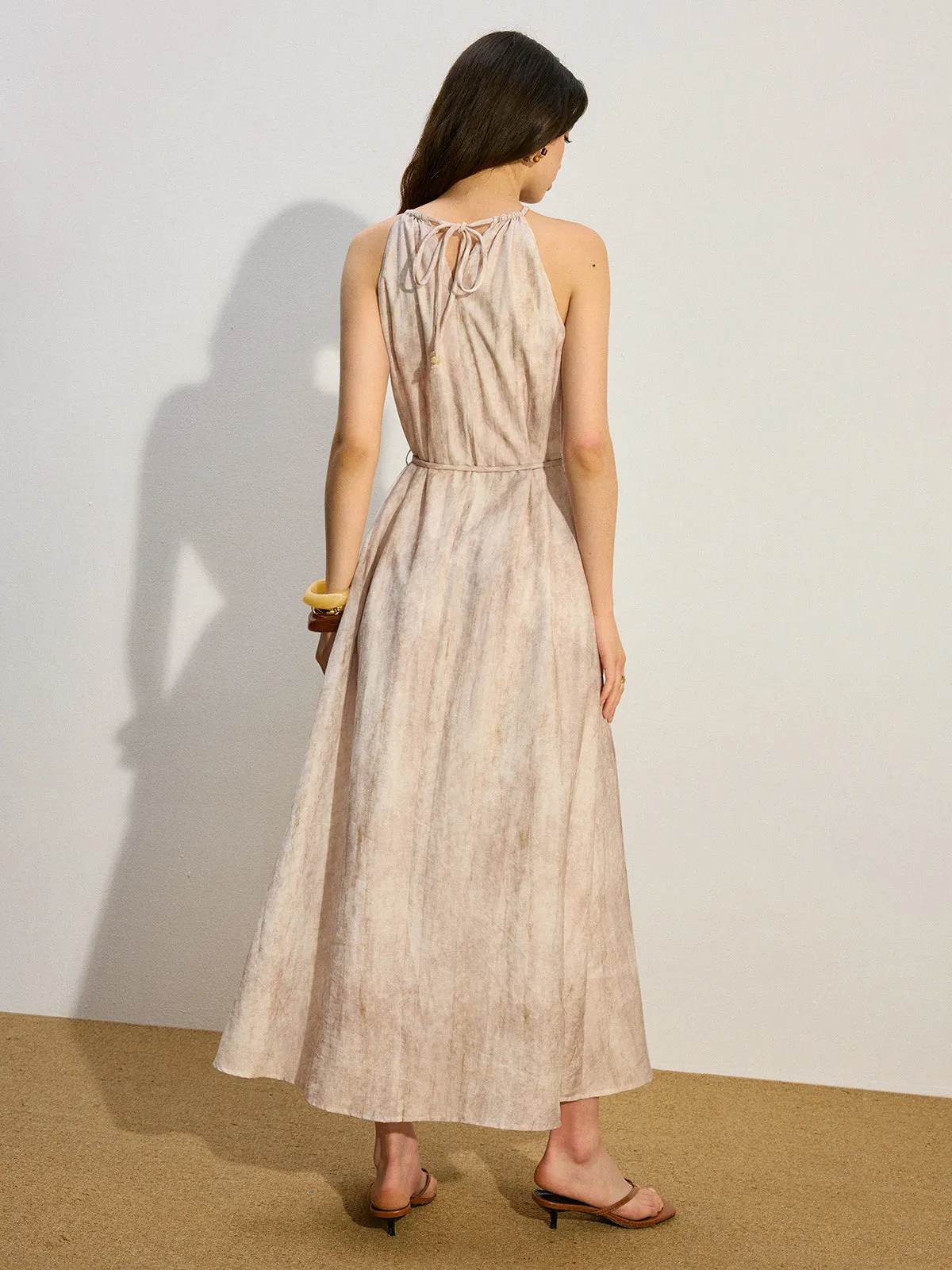 Pocketed Tied Maxi Dress sold by COMMENSE product image thumbnail 5