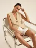 Sleeveless V-Neck Vest sold by COMMENSE