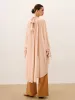 Ruffled Oversized Semi-Sheer Chiffon Blouse sold by COMMENSE