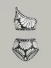 Asymmetrical One-Shoulder Bikini Set sold by COMMENSE