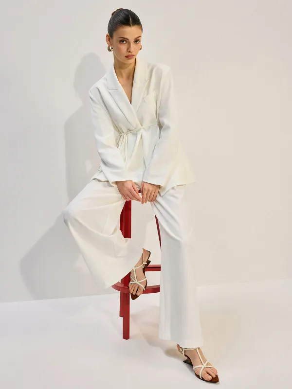 Oversized Belted Blazer sold by COMMENSE