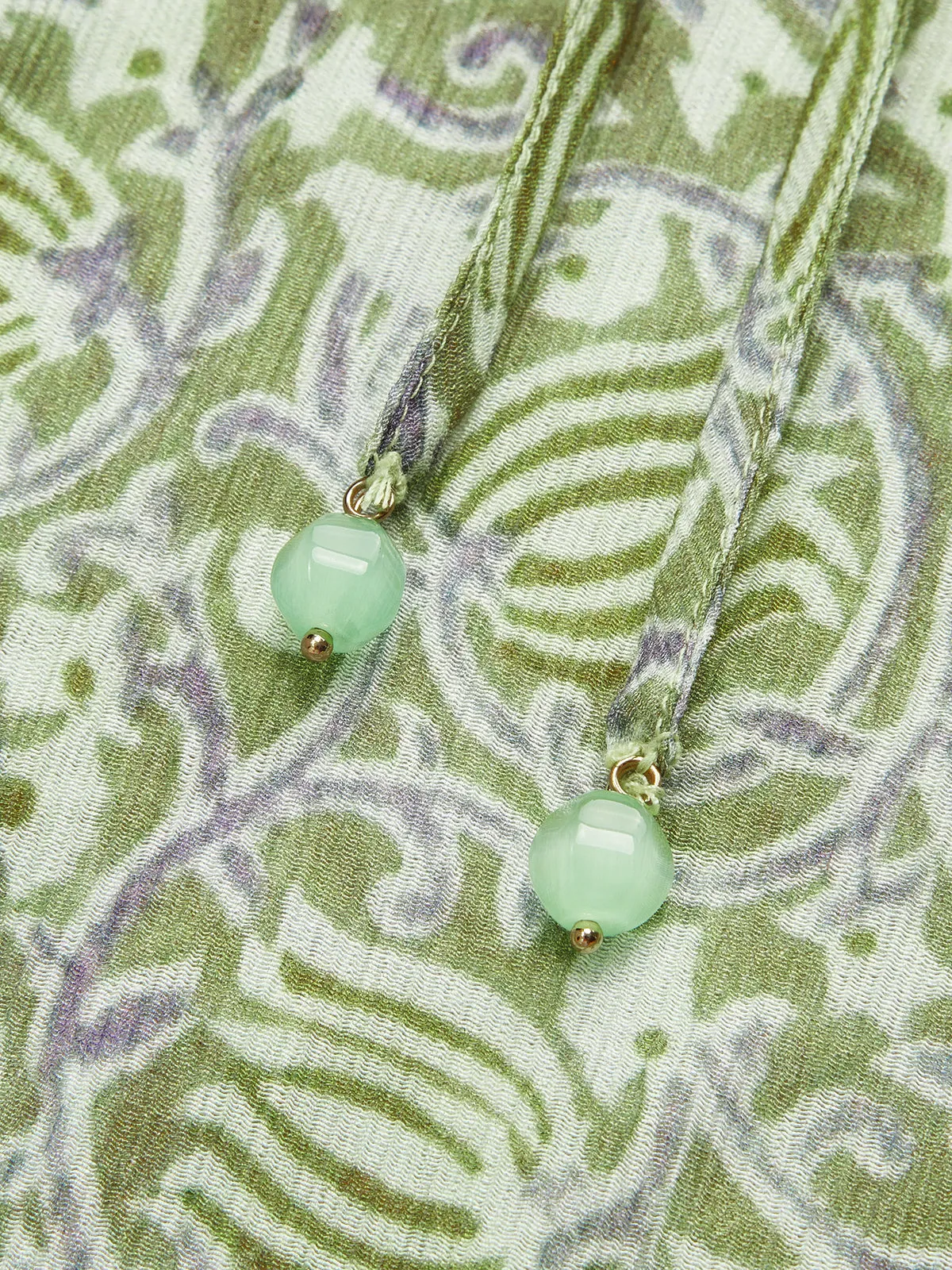 Floral Printed Ruffle Shirt sold by COMMENSE product image thumbnail 4