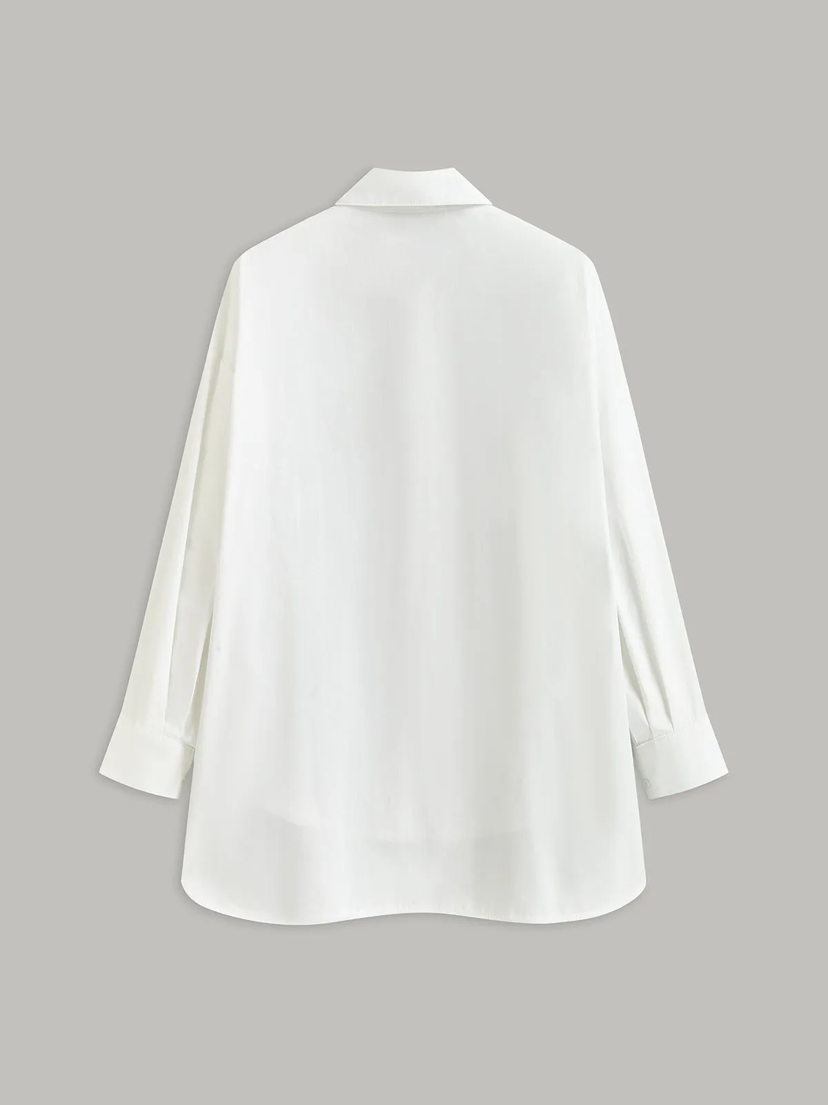 Long-Sleeved Shirt with Gold Buttons sold by COMMENSE product image thumbnail 2