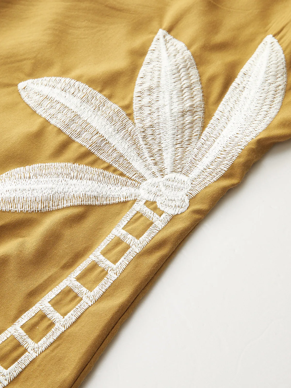 Side-Embroidered Sleeveless Dress sold by COMMENSE product image thumbnail 2