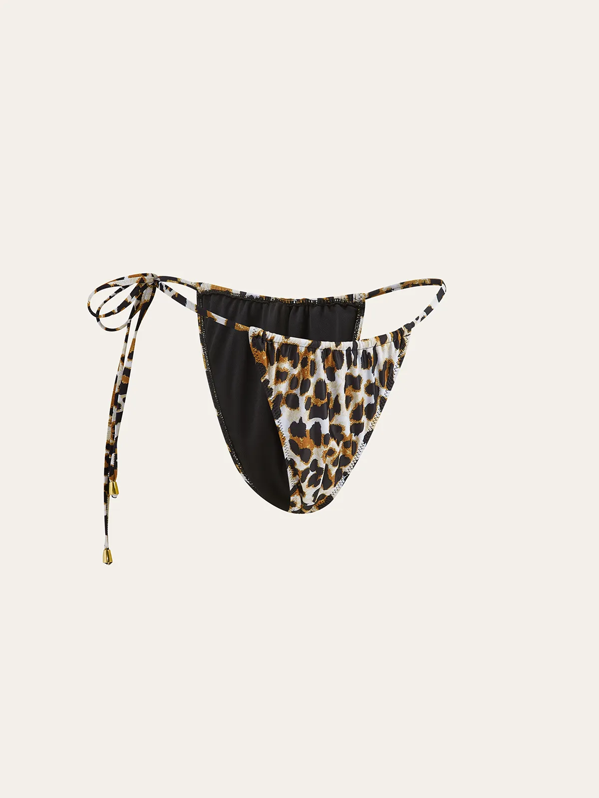 Leopard Print Tie-Back Bikini Bottoms sold by COMMENSE product image thumbnail 2