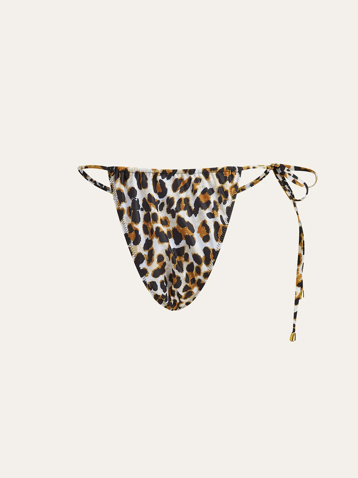 Leopard Print Tie-Back Bikini Bottoms sold by COMMENSE product image thumbnail 3