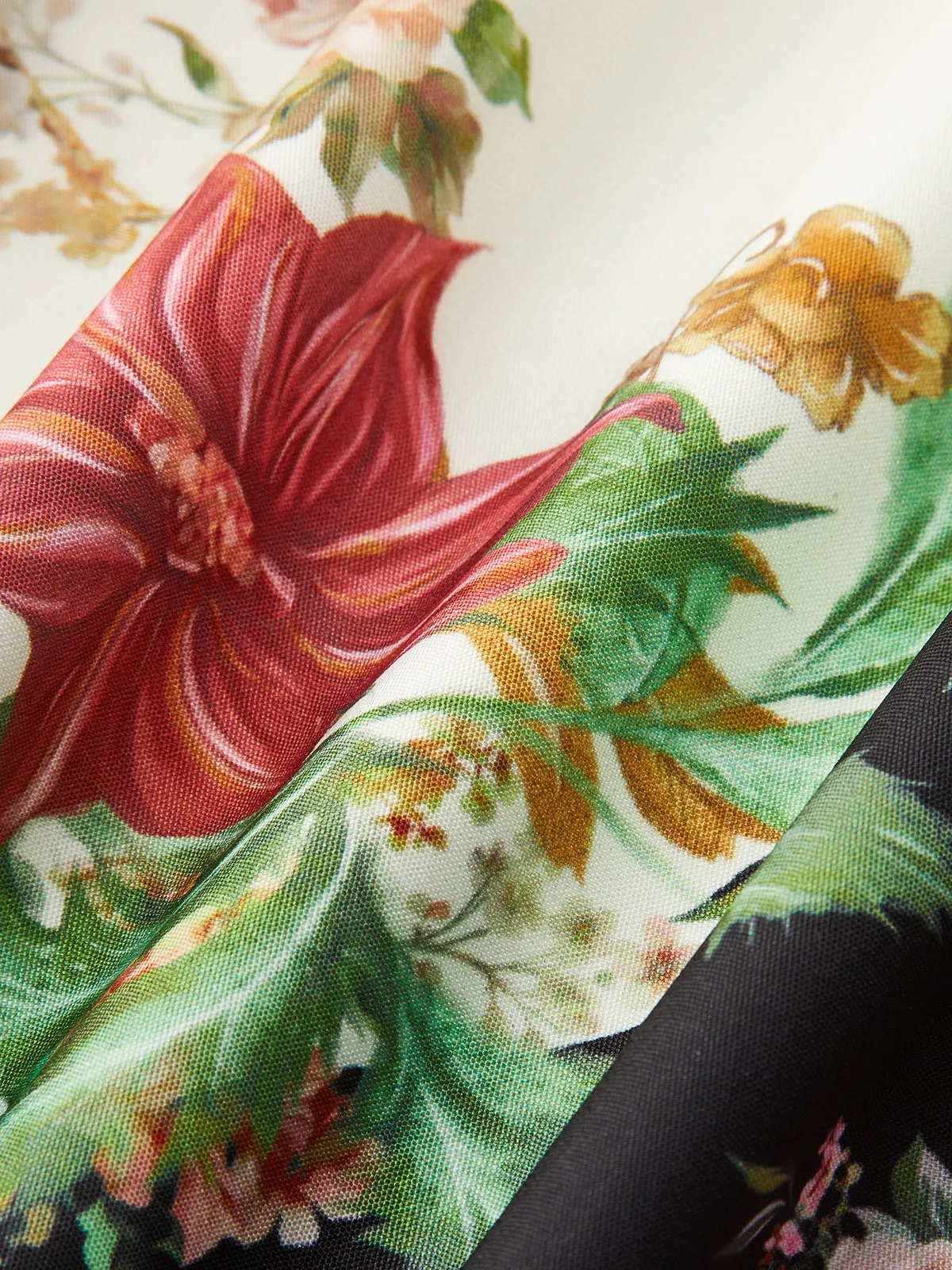 Floral Print Spaghetti Strap Mini Dress sold by COMMENSE product image thumbnail 3