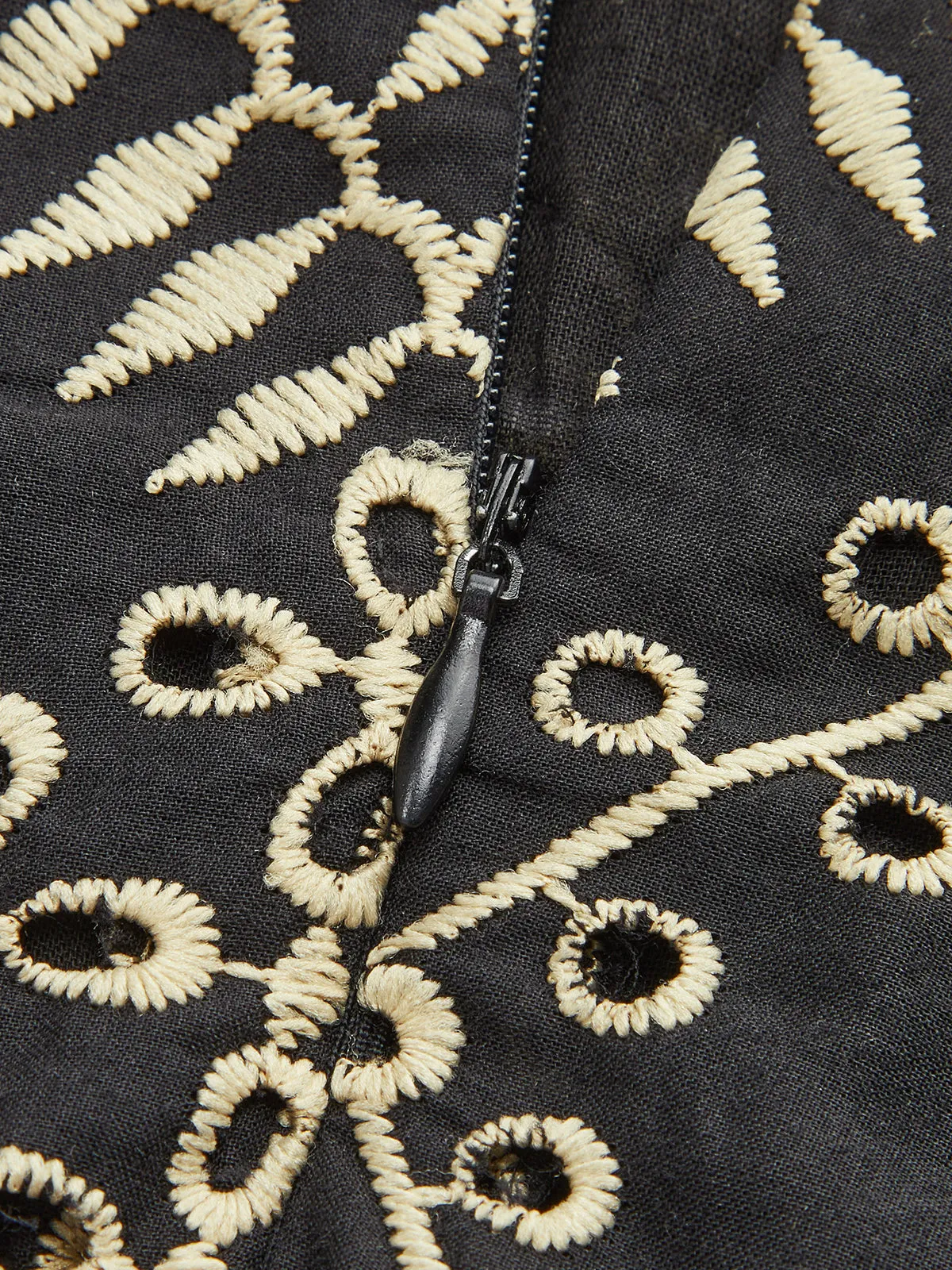 Embroidered Cut-out Maxi Dress sold by COMMENSE product image thumbnail 4