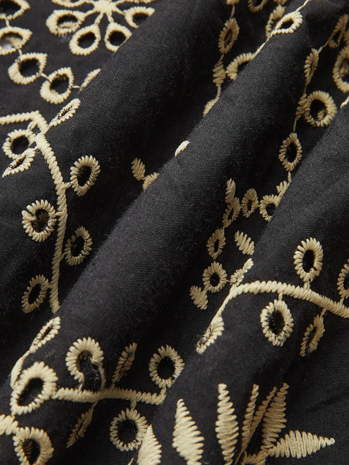 Embroidered Cut-out Maxi Dress sold by COMMENSE product image thumbnail 3