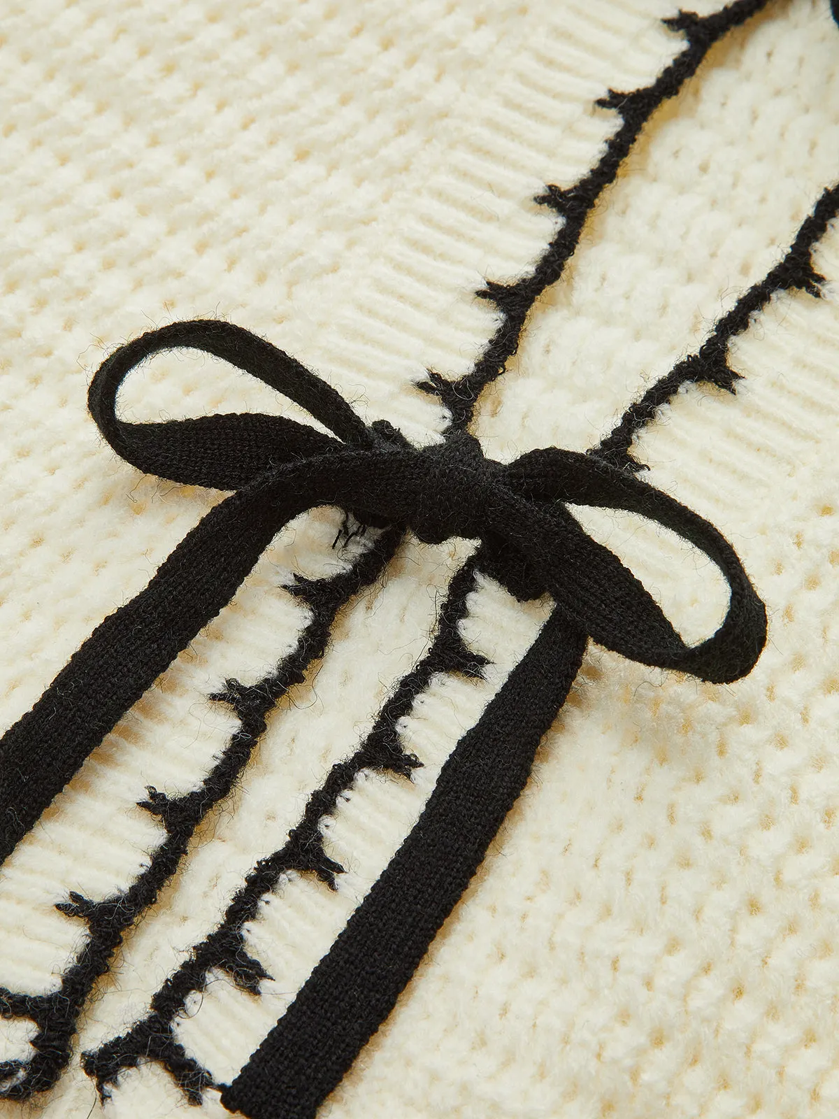 Tie-Front Knit Top sold by COMMENSE product image thumbnail 3