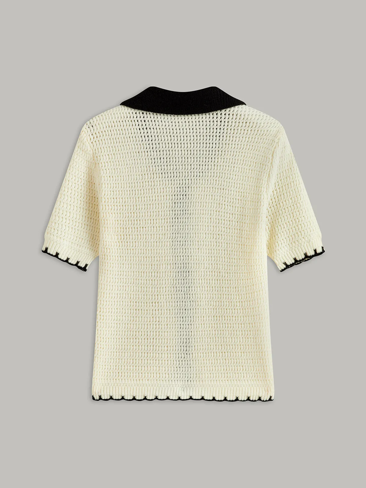 Tie-Front Knit Top sold by COMMENSE product image thumbnail 2