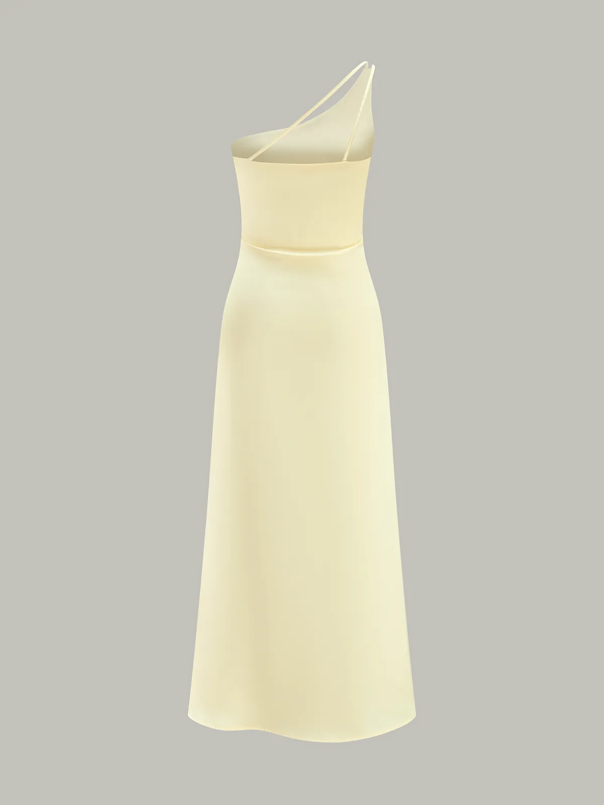 Asymmetrical One-Shoulder Midi Dress sold by COMMENSE product image thumbnail 4