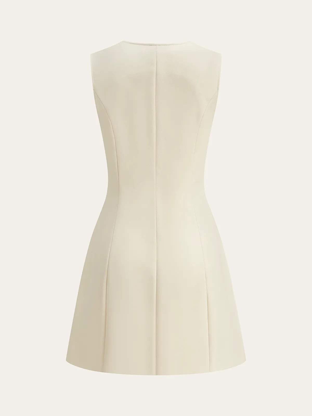 Pocketed Zip-Up Mini Dress sold by COMMENSE product image thumbnail 2