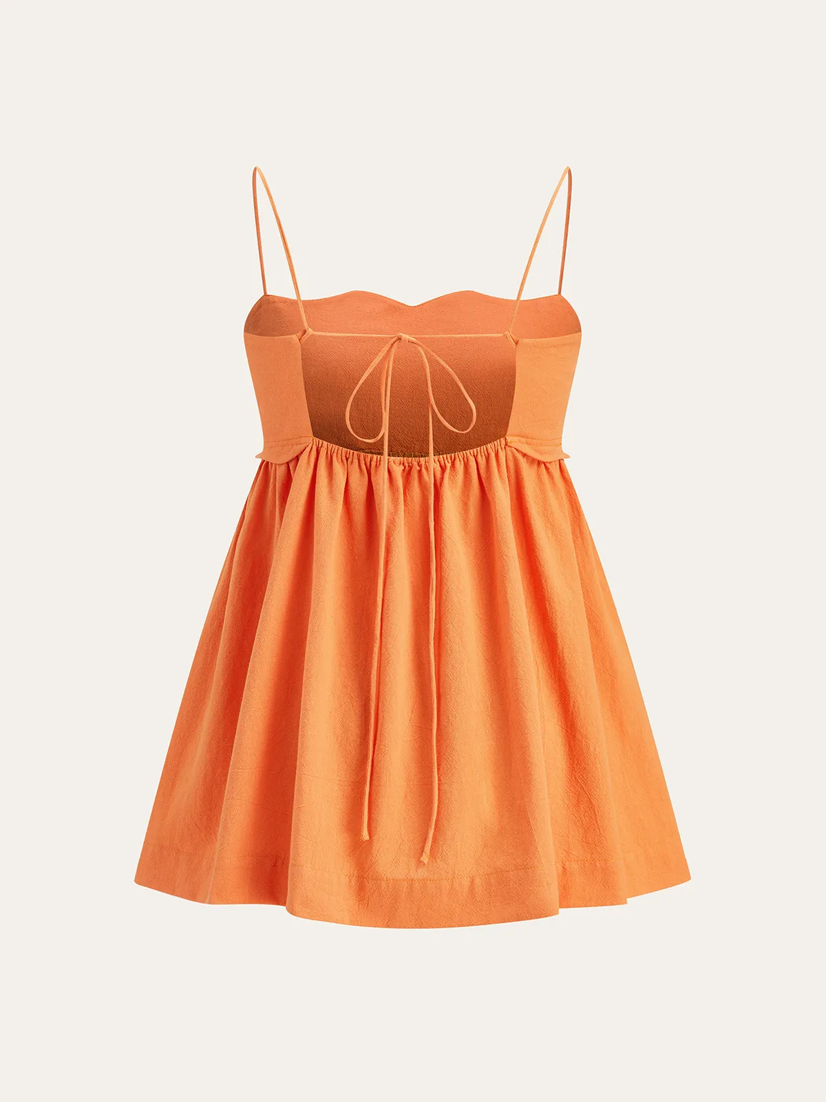 Scallop Hem Cami Top and Shorts Set sold by COMMENSE product image thumbnail 3