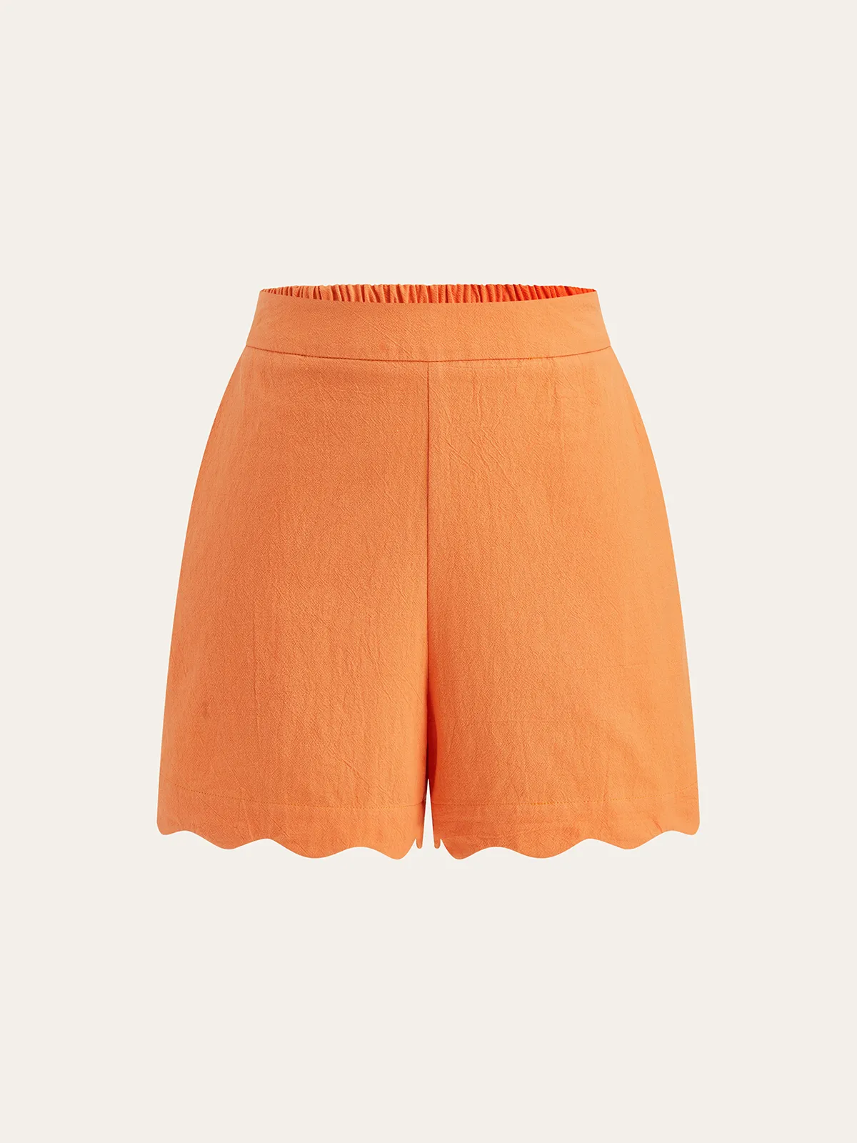 Scallop Hem Cami Top and Shorts Set sold by COMMENSE product image thumbnail 4