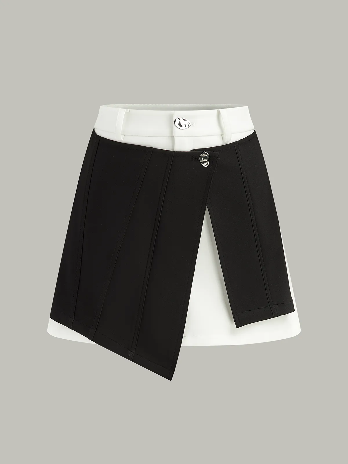 2 in 1 Asymmetrical Skirt sold by COMMENSE