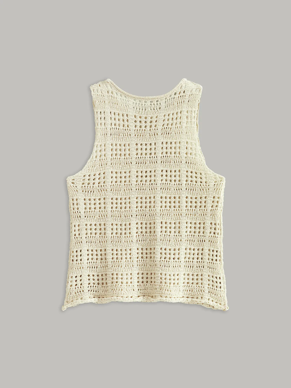 Crochet Knit Tank Top sold by COMMENSE product image thumbnail 2