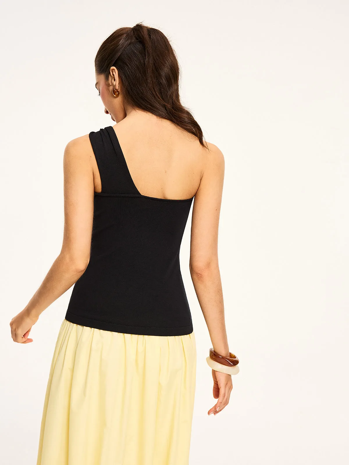 Asymmetrical One-Shoulder Top sold by COMMENSE product image thumbnail 5