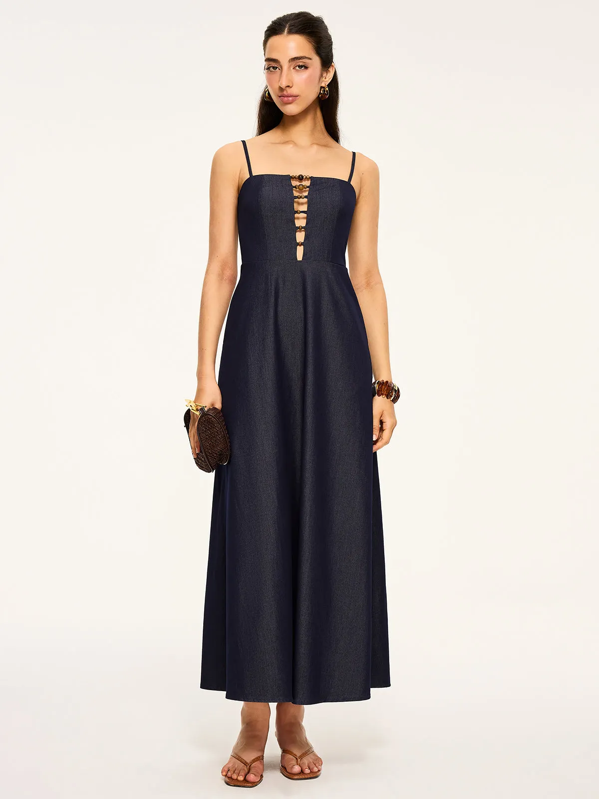 Cut-Out Maxi Dress sold by COMMENSE product image thumbnail 2