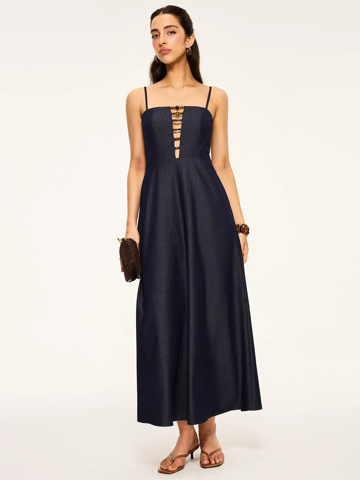 Cut-Out Maxi Dress sold by COMMENSE product image thumbnail 3