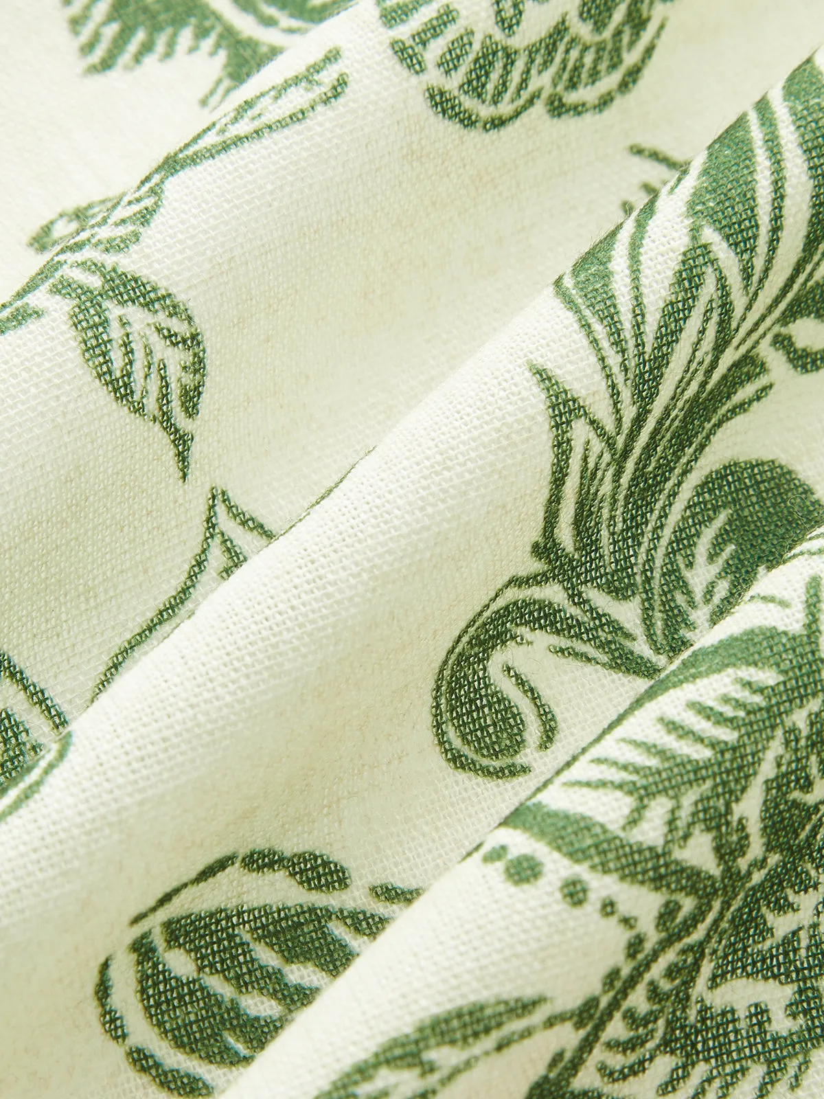 Paisley Print Button-Front Shirt sold by COMMENSE product image thumbnail 3