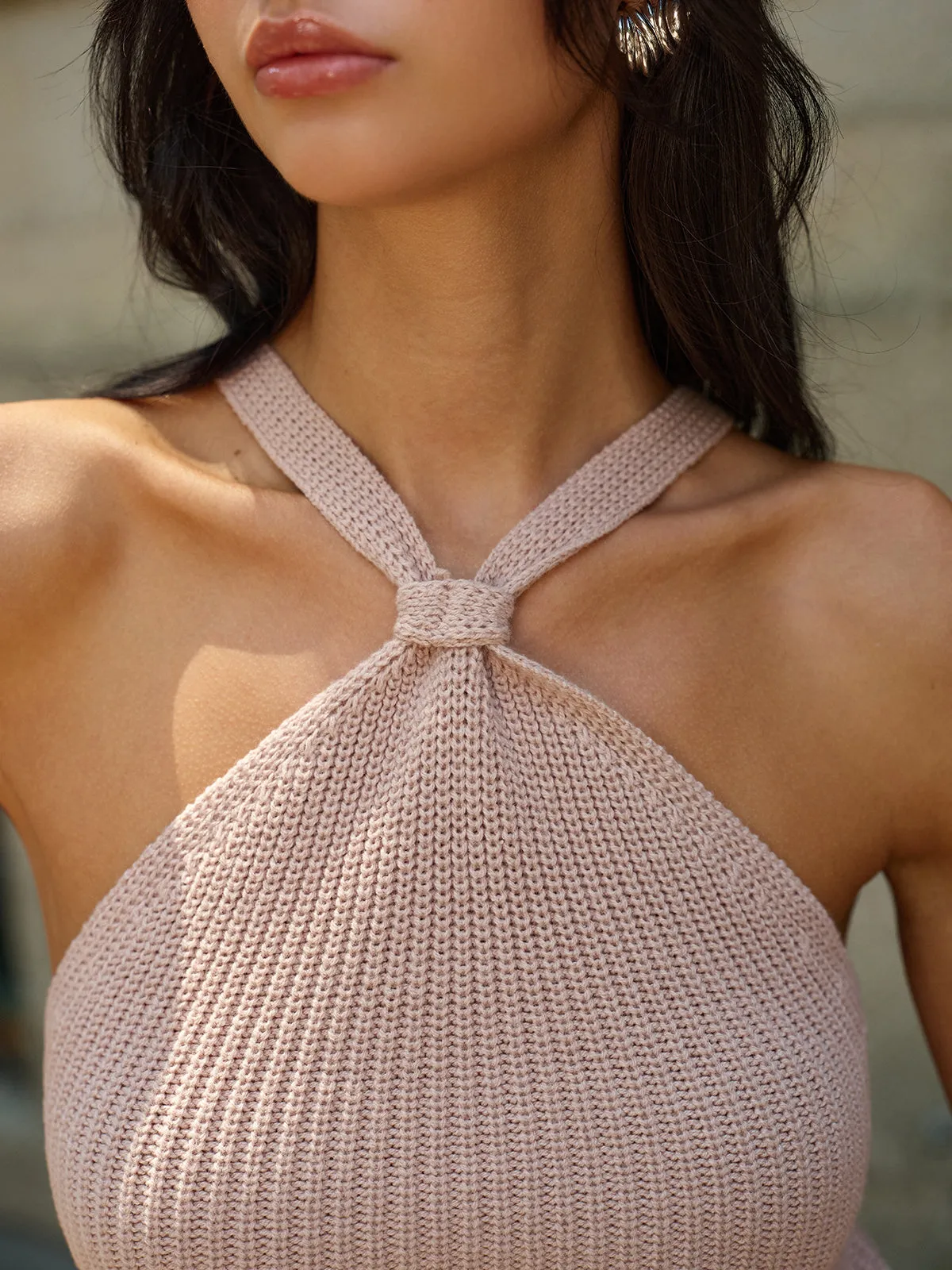 Knit Crisscross-Strap Top sold by COMMENSE product image thumbnail 3