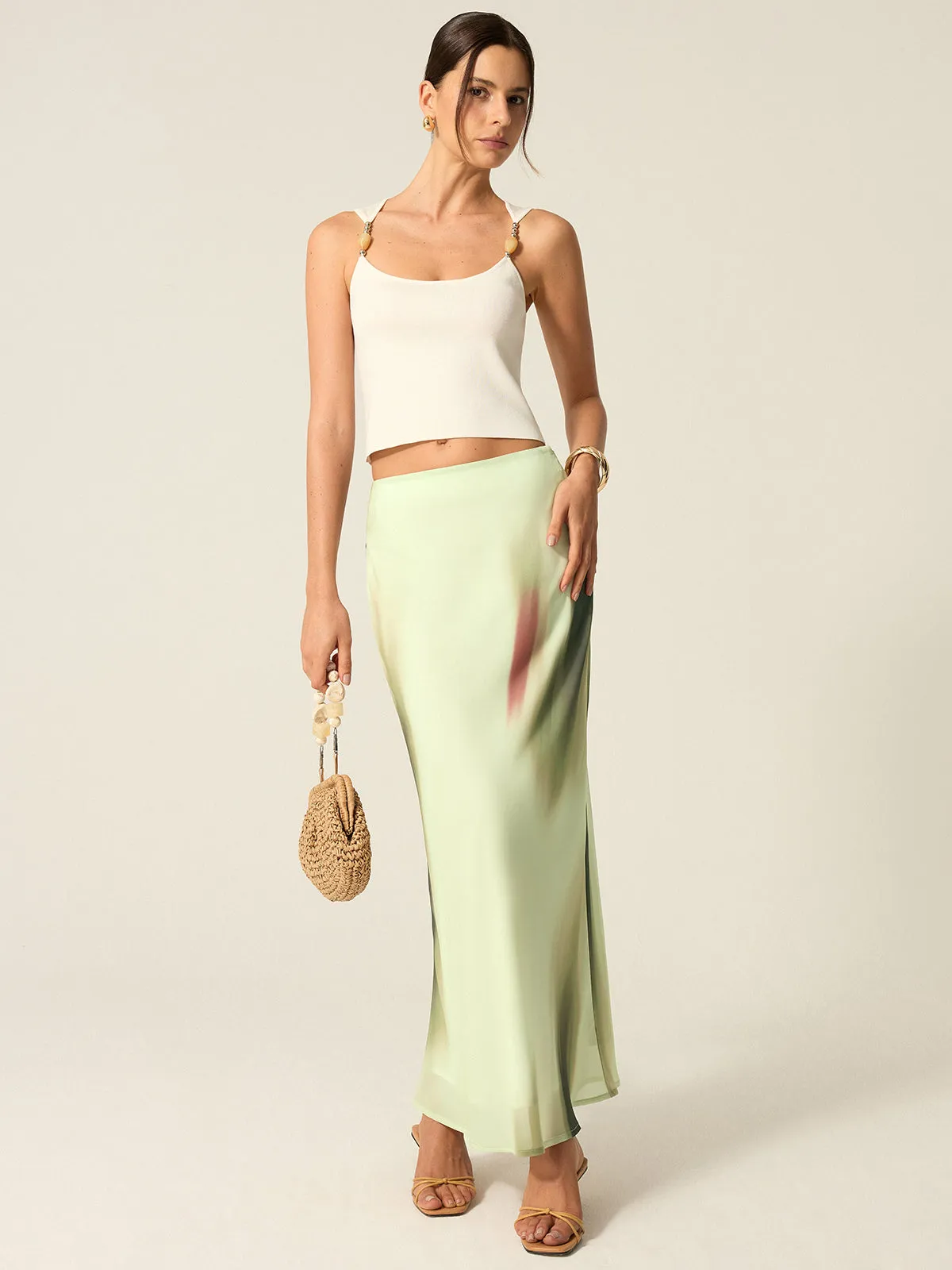 Printed Maxi Skirt sold by COMMENSE product image thumbnail 3