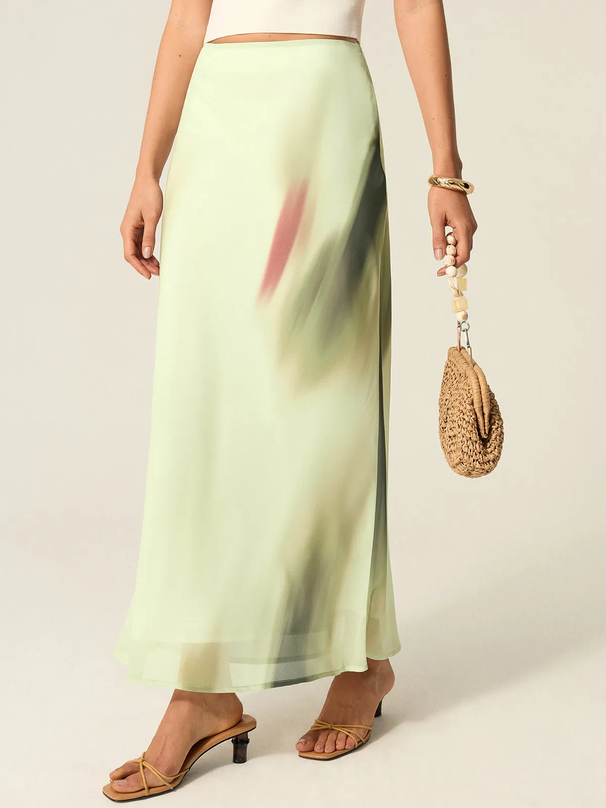 Printed Maxi Skirt sold by COMMENSE product image thumbnail 2