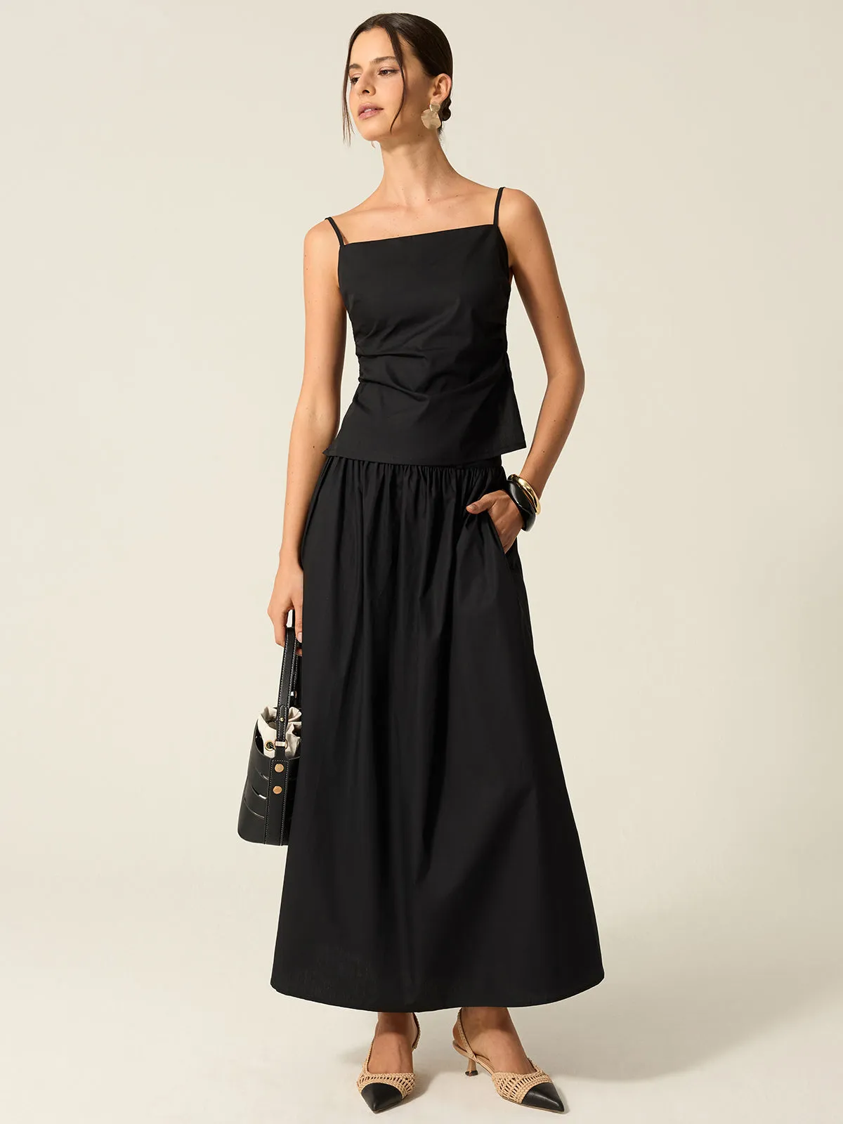 Spaghetti Strap Backless Skirt Set sold by COMMENSE product image thumbnail 2