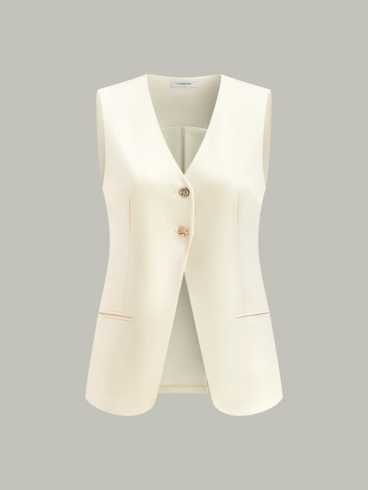 Sleeveless Blazer Vest sold by COMMENSE