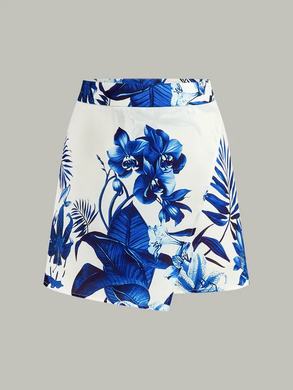 Asymmetric Wrap Skirt sold by COMMENSE