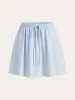 Halter Neck Top and Drawstring Skirt Set sold by COMMENSE