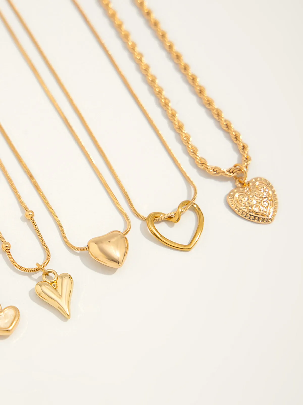 Layered Heart Necklaces sold by COMMENSE product image thumbnail 3