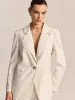 Tencel-Linen Blend Blazer sold by COMMENSE