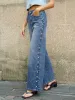 Buttoned Side Detail Pocketed Jeans sold by COMMENSE