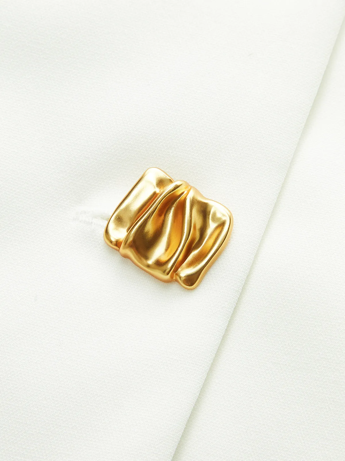 Golden Button Colorblock Midi Dress sold by COMMENSE product image thumbnail 2