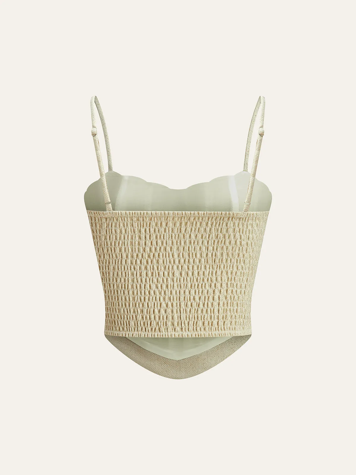 Cotton Blend Corset Top sold by COMMENSE product image thumbnail 2