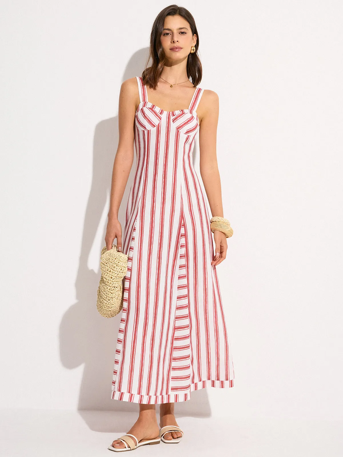 Striped Maxi Dress sold by COMMENSE product image thumbnail 2