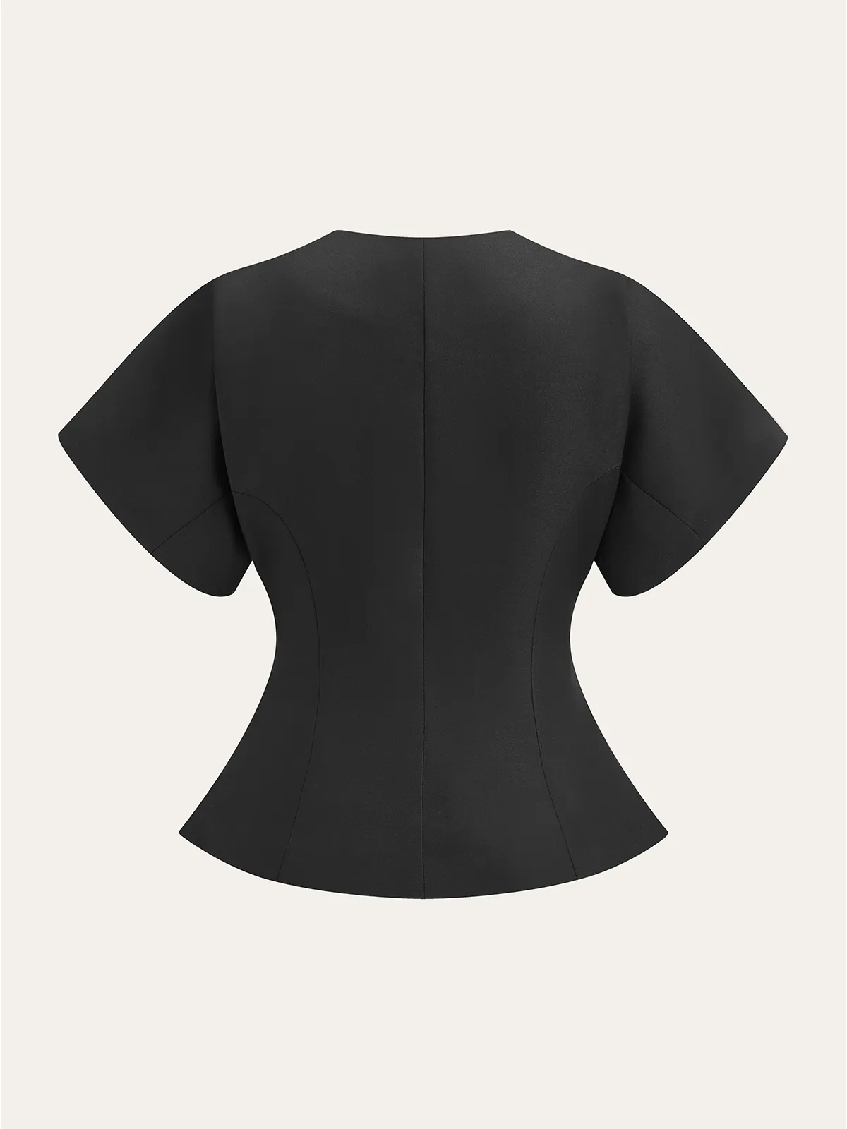 V-Neck Peplum Top sold by COMMENSE product image thumbnail 2
