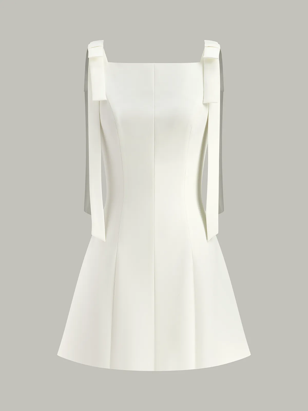 Bow-Strap Mini Dress sold by COMMENSE