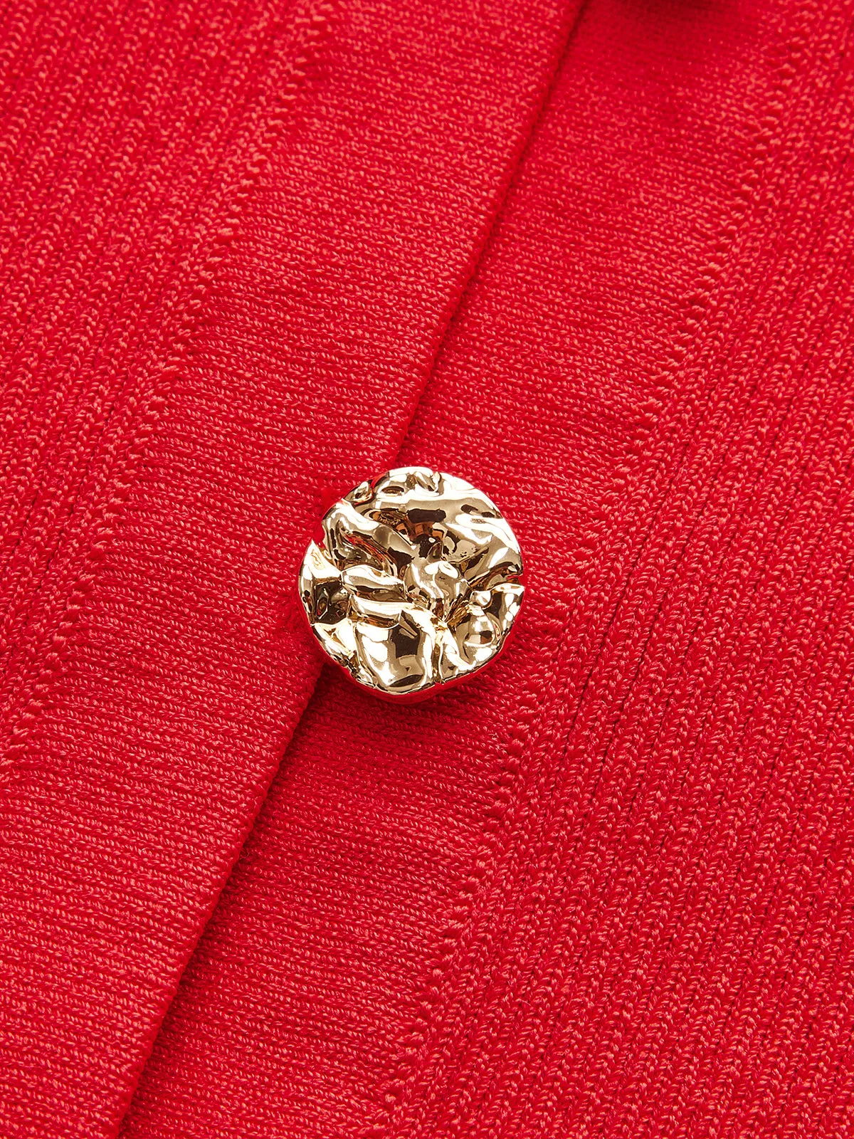 V-Neck Button Down Knitted Vest sold by COMMENSE product image thumbnail 3